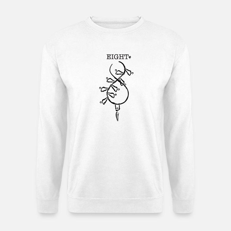 Acht+ - Unisex Pullover - Weiß