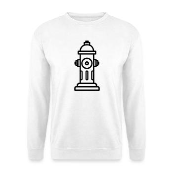 Hydrant - Unisex Pullover - Weiß - Vorne - Alina (178cm) & Michal (187cm)