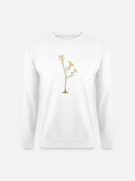 Zarte Blüten - Unisex Pullover - Weiß
