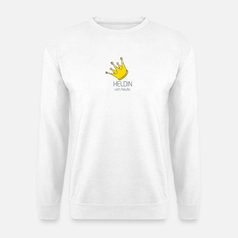 Heldin - Unisex Pullover - Weiß