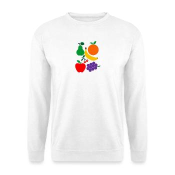 Fruit - Unisex Sweatshirt - white - Front