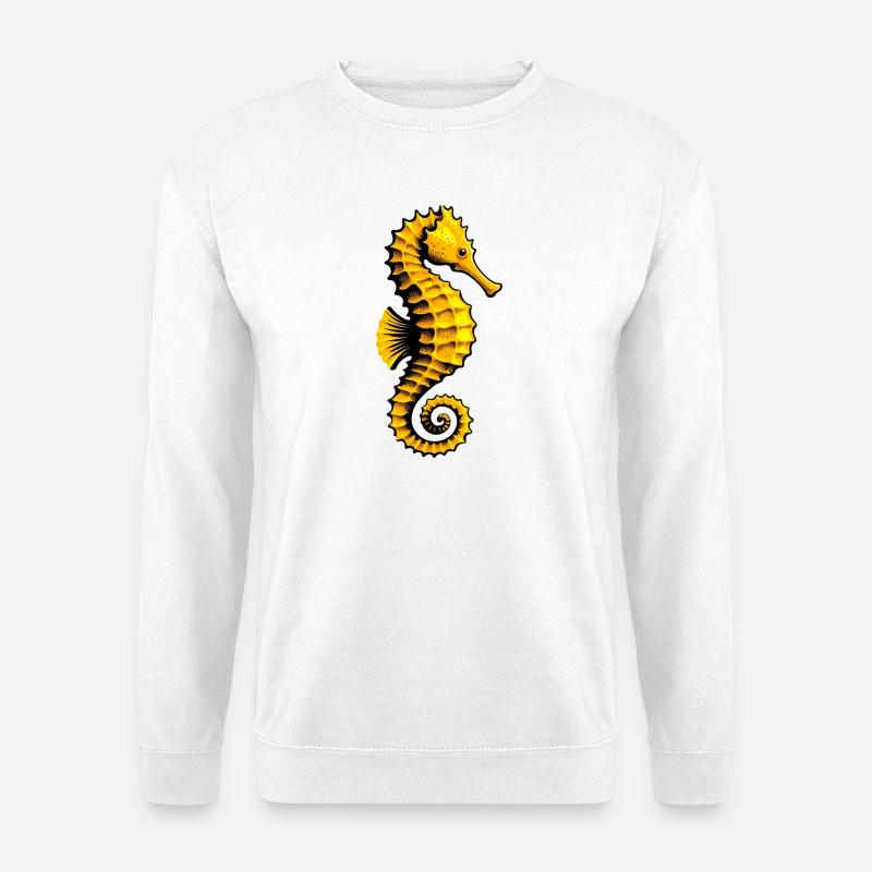 Seepferdchen - Unisex Pullover - Weiß