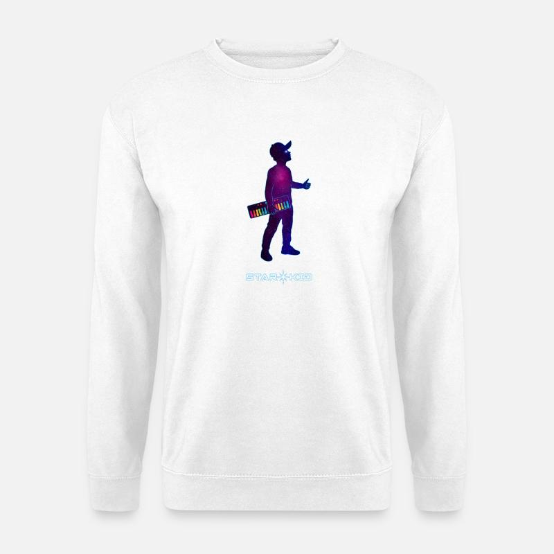StarKid – Kosmisches 80er Retro Design - Unisex Pullover - Weiß