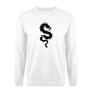 Chinese Dragon Icon - Unisex Sweatshirt - white - Front