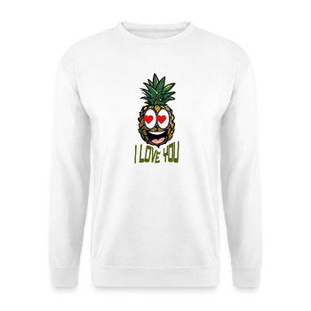 I LOVE YOU - Sweat-shirt Unisexe - blanc - Devant