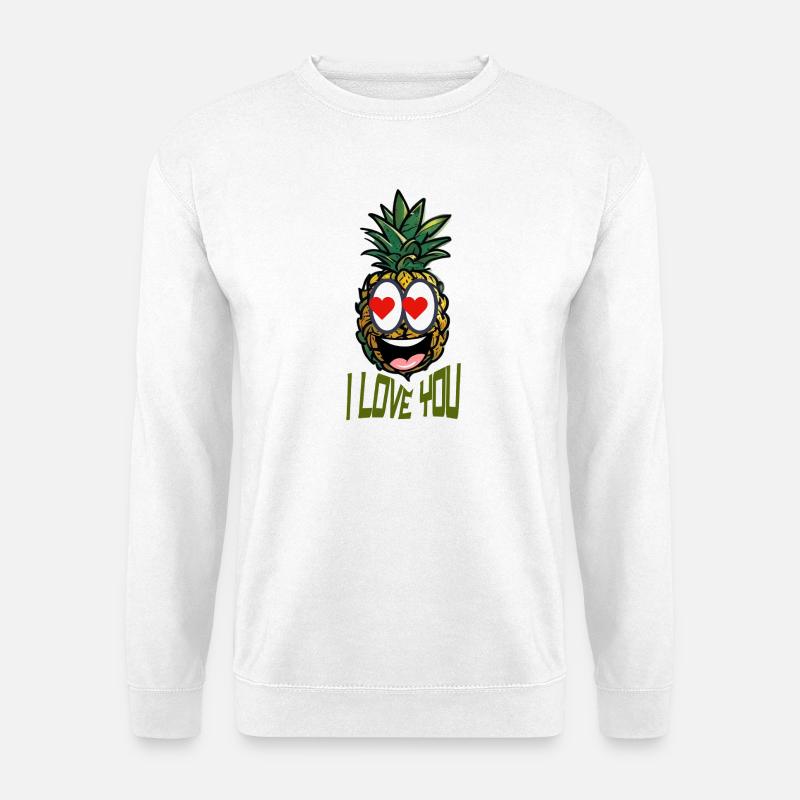 ICH LIEBE DICH - Unisex Pullover - Weiß