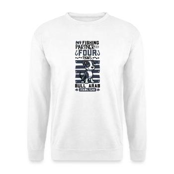 Fishing and Bull Arab - Unisex Sweatshirt - white - Front