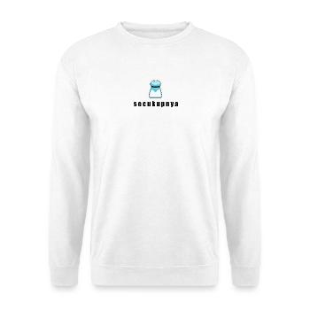 Blue Salt Shaker Cartoon - Unisex Sweatshirt - white - Front