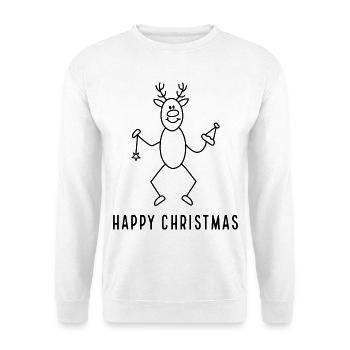 Funny Christmas - Unisex Sweatshirt - white - Front