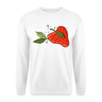 Heart Strawberry - Unisex Sweatshirt - white - Front