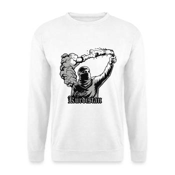 Kurdistan Azadi - Sweat-shirt Unisexe - blanc - Devant