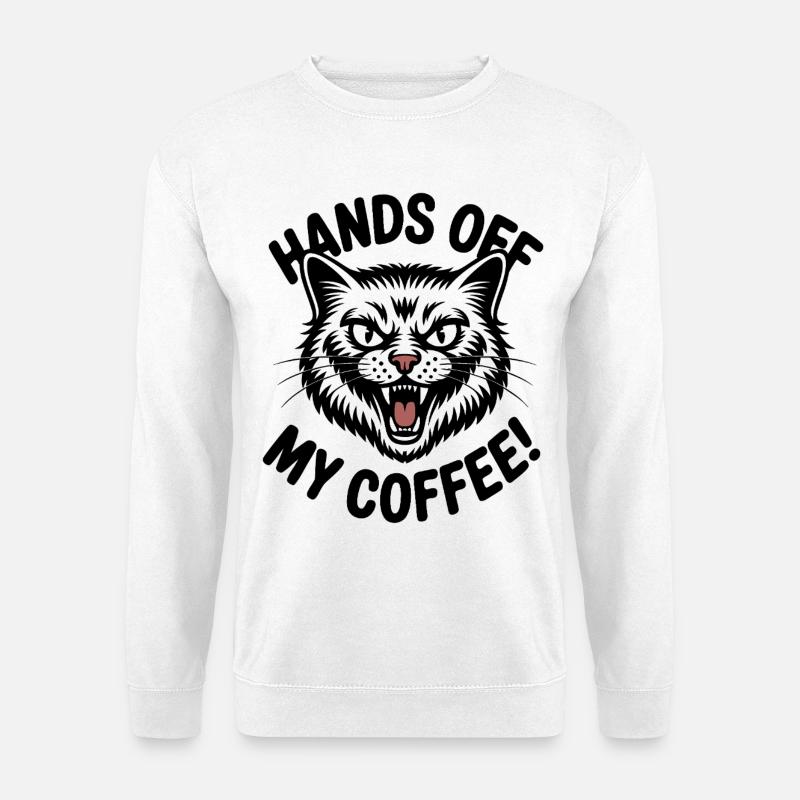 Kaffee gehört mir - Unisex Pullover - Weiß