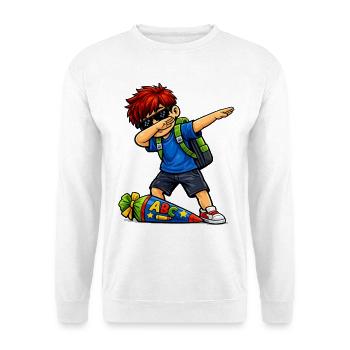 Dabbing ABC Shooter Red Hair (Ginger) - Unisex Sweatshirt - white - Front