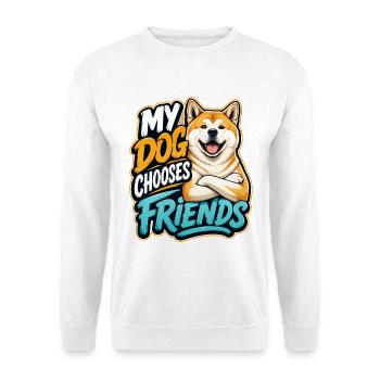Akita - Sweat-shirt Unisexe - blanc - Devant