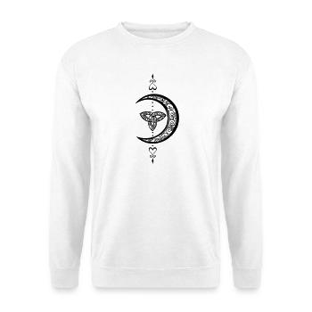 Mond Celtic Trinity Moon - Unisex Sweatshirt - white - Front