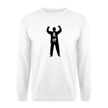 Kung fu Qi gong - Unisex Sweatshirt - white - Front
