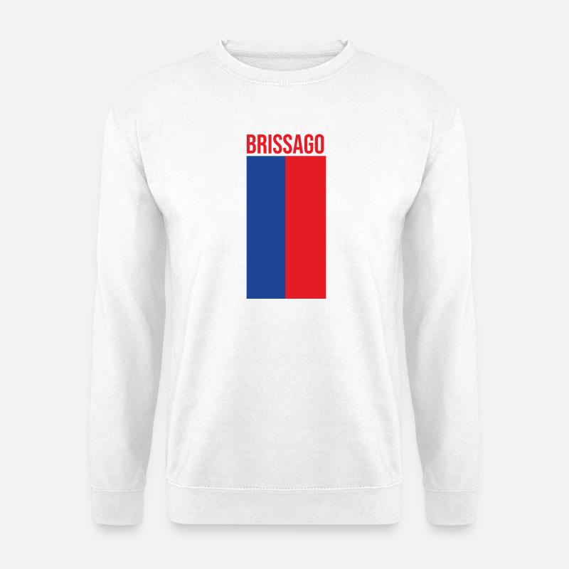 Brissago Souvenir Tessin Brissago - Unisex Pullover - Weiß