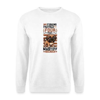 Pêche et Setter Anglais - Sweat-shirt Unisexe - blanc - Devant