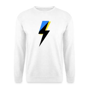 Blue and Yellow Geometry - Unisex Sweatshirt - white - Front