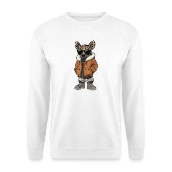 Hyäne Cool Winter - Unisex Pullover - Weiß - Vorne