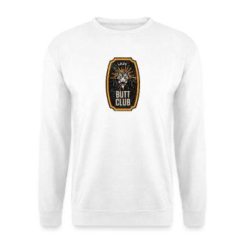 Club des Fesses Paresseuses - Sweat-shirt Unisexe - blanc - Devant