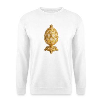 Golden Fabergé Egg Art - Unisex Sweatshirt - white - Front