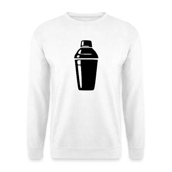 Cocktail Shaker Cocktailbar Geschenk Barkeeper - Unisex Pullover - Weiß - Vorne