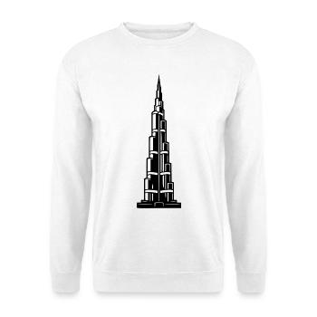 Burj Khalifa Dubai - Unisex Sweatshirt - white - Front