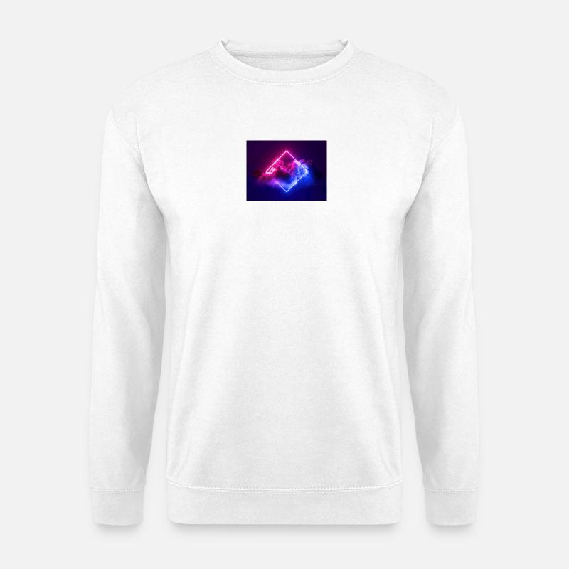 Neon Cloud Diamond - Unisex Sweatshirt - white