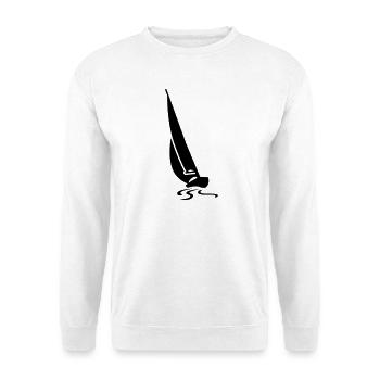 Regatta sailing boat - Unisex Sweatshirt - white - Front