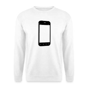 Smartphone - Unisex Sweatshirt - white - Front