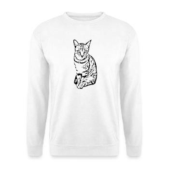 Cat Kitten Tiger Cat Cat Shirt Gift - Unisex Sweatshirt - white - Front
