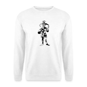 Playing Card Joker - Unisex Sweatshirt - white - Front