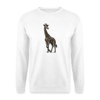 Giraffe - Unisex Pullover - Weiß - Vorne