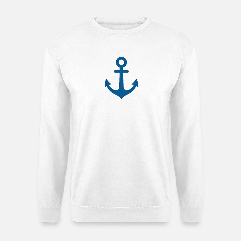 Conception d’ancrage - Sweat-shirt Unisexe - blanc