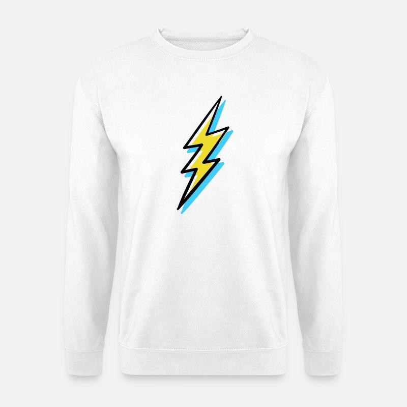 Blitz im Vorhut-Stil - Unisex Pullover - Weiß