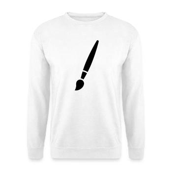 Brush, Painting, Art Symbol - Unisex Sweatshirt - white - Front