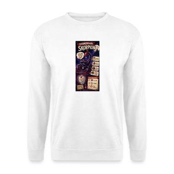Skorpion - Loyal, tiefgründig und verschwiegen - Unisex Pullover - Weiß - Vorne