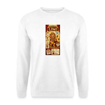 Sternzeichen Löwe Applaus für die prächtige Mähne - Unisex Pullover - Weiß - Vorne