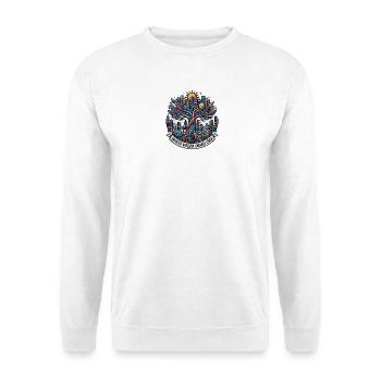 Kreative Wurzeln der Stadt - Unisex Pullover - Weiß - Vorne