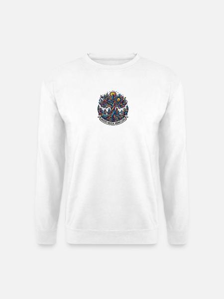 Kreative Wurzeln der Stadt - Unisex Pullover - Weiß