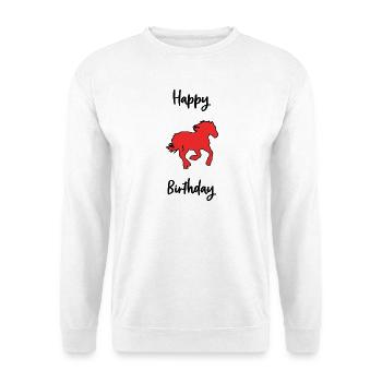 ANNIVERSARY. HORSE - Unisex Sweatshirt - white - Front
