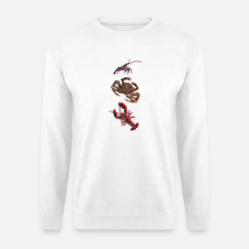 KREBSTIERE - Unisex Pullover - Weiß