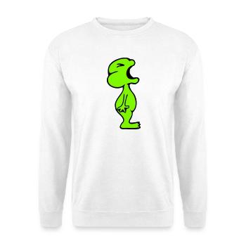 Frog screaming angry angry unhappy angry - Unisex Sweatshirt - white - Front