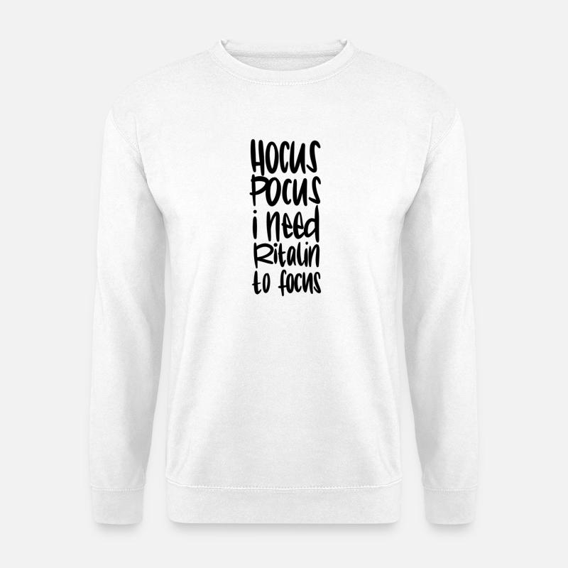 Hocus Pocus Focus - Unisex Pullover - Weiß