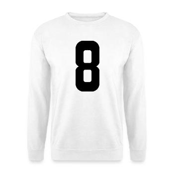 8 - Unisex Sweatshirt - white - Front