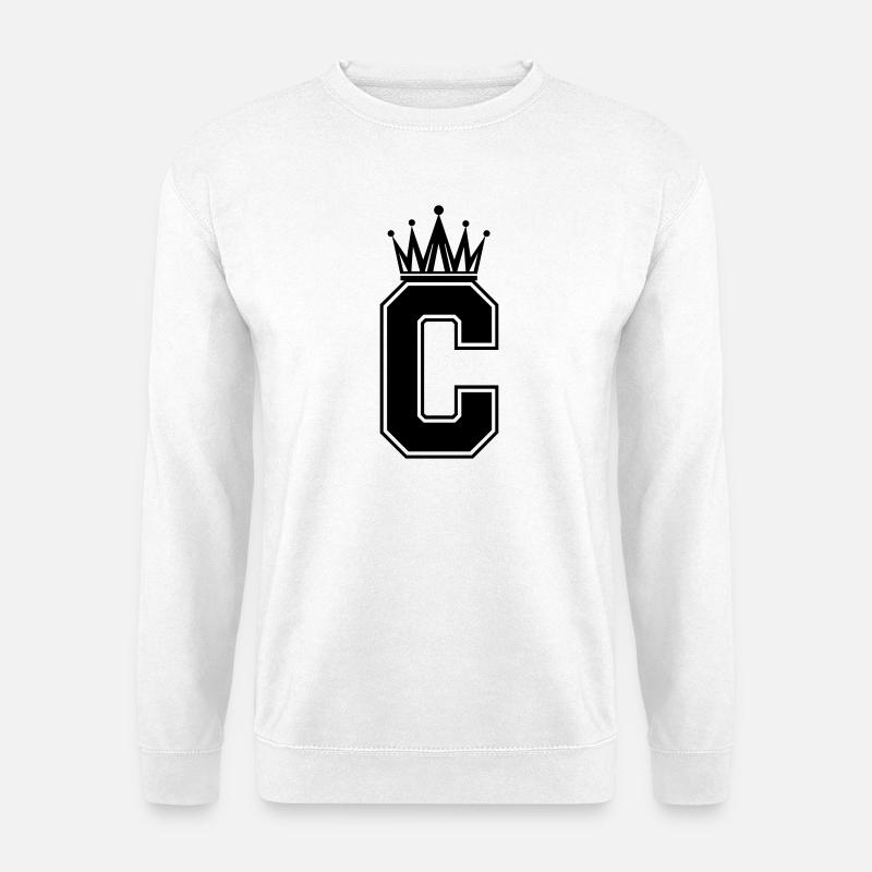 Letter C - Unisex Sweatshirt - white