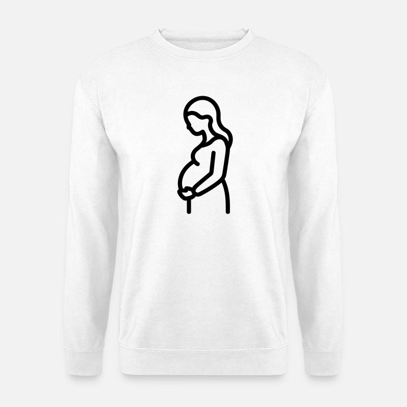 pregnancy - Unisex Sweatshirt - white