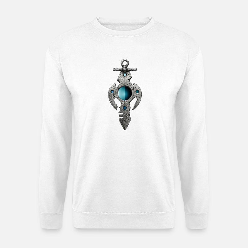 Sacred Fragment – Mystisches Sigil - Unisex Pullover - Weiß