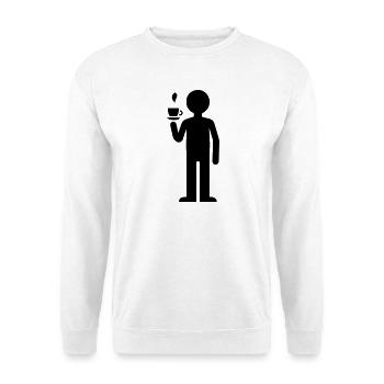 Drink coffee - Unisex Sweatshirt - white - Front